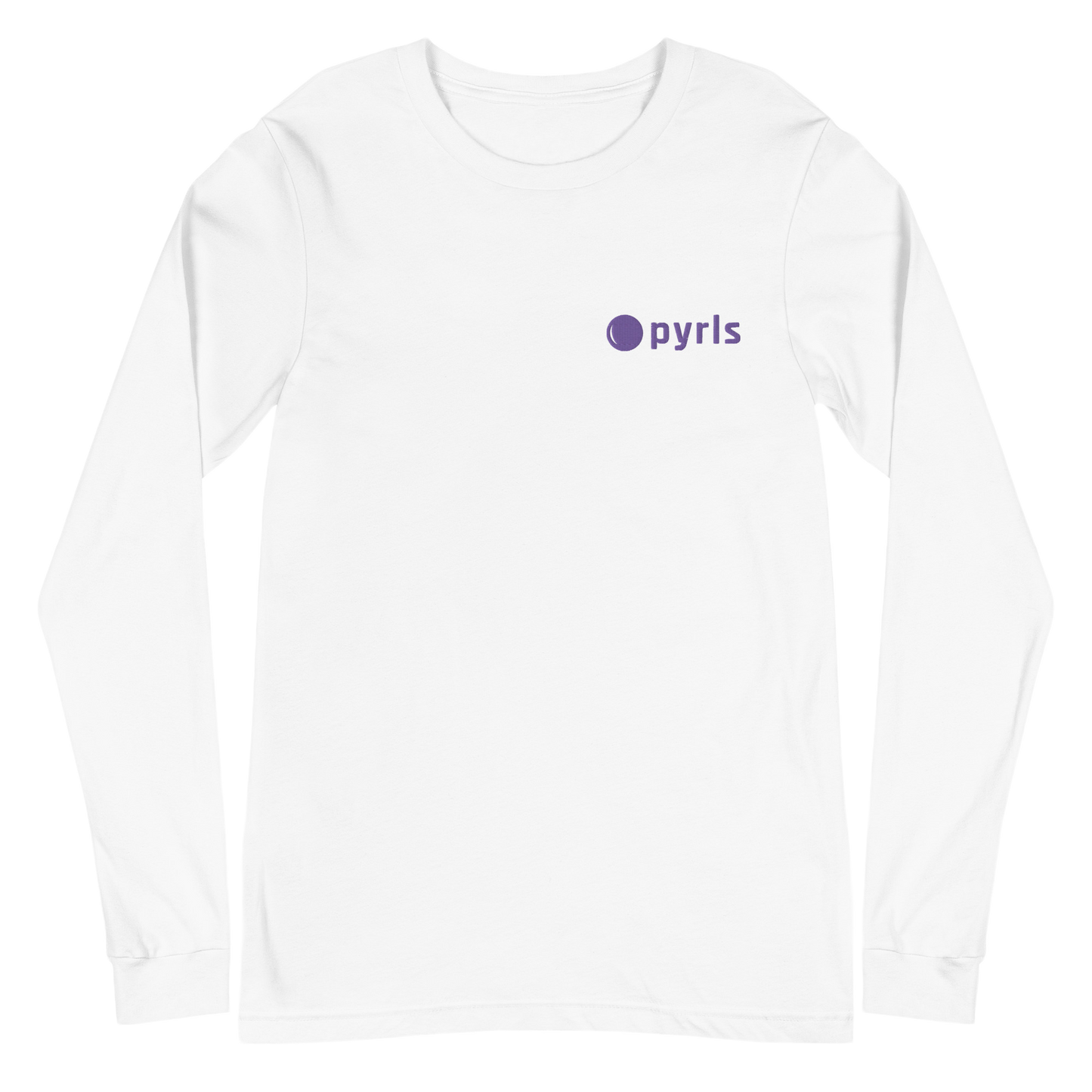 Long Sleeve Logo Tee, Embroidered